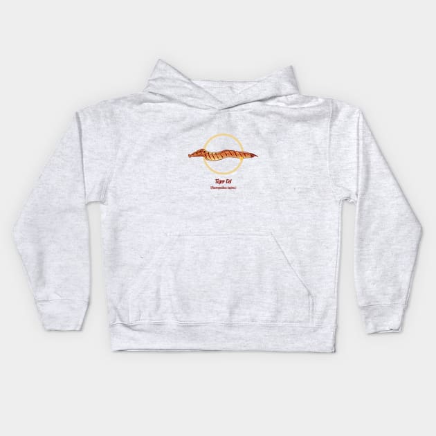 Tiger Eel Kids Hoodie by Reefhorse